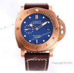 ZF Factory Panerai Luminor Pam00671 Watch Bronze Case Blue Dial